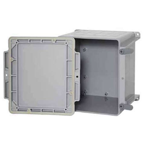 18x18x6 hinged cover junction box|18x18 electrical junction box.